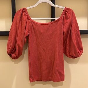 Small, express top, burnt orange